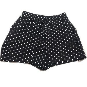 Vintage Black and White Polka Dot Shorts